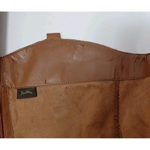 Sam Edelman Leather Penny Knee-High Riding Boots Whiskey Brown Size 7.5 - Picture 12 of 13